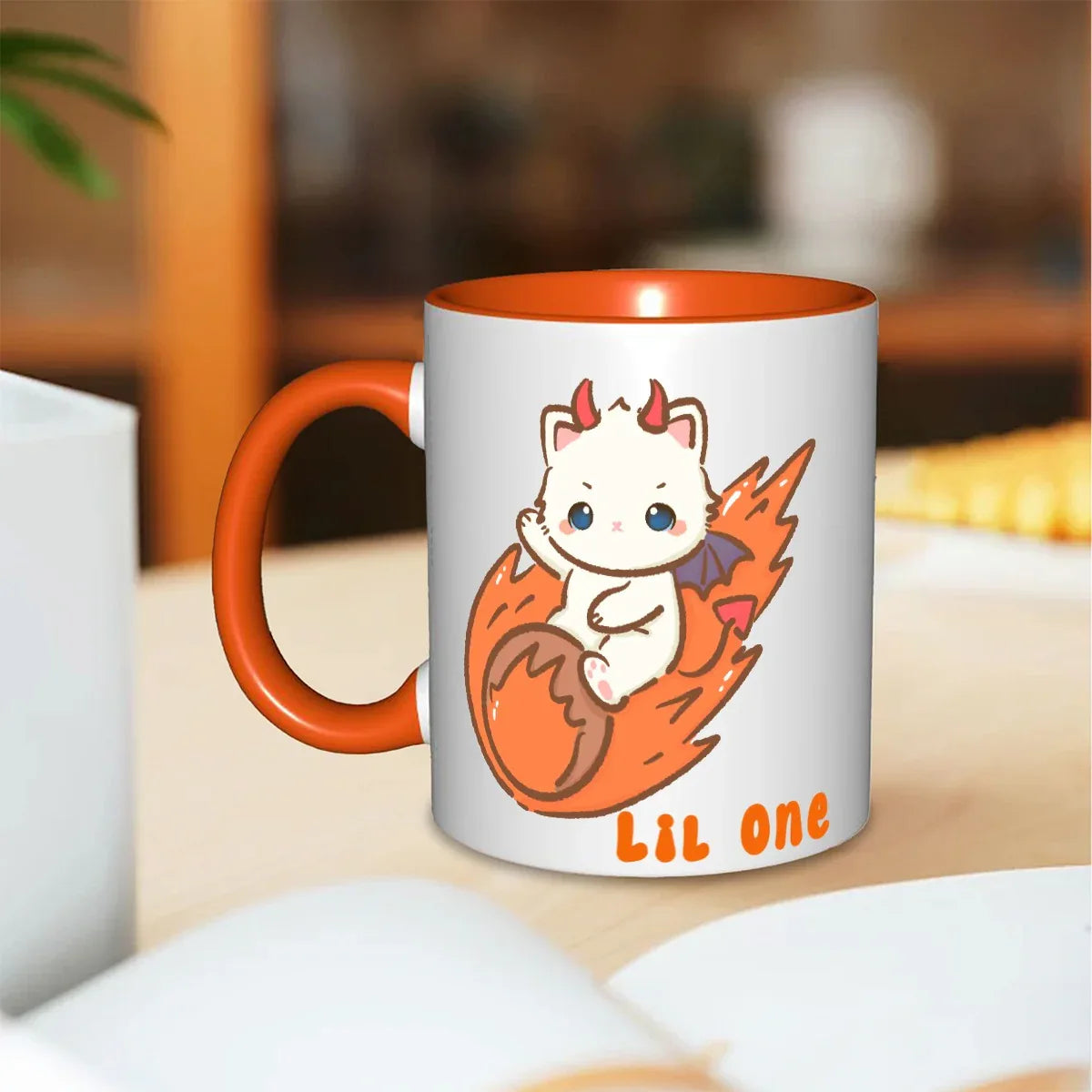 Lil One Kitty 11oz Double Coffee Mug - Puppy's Aesthetics