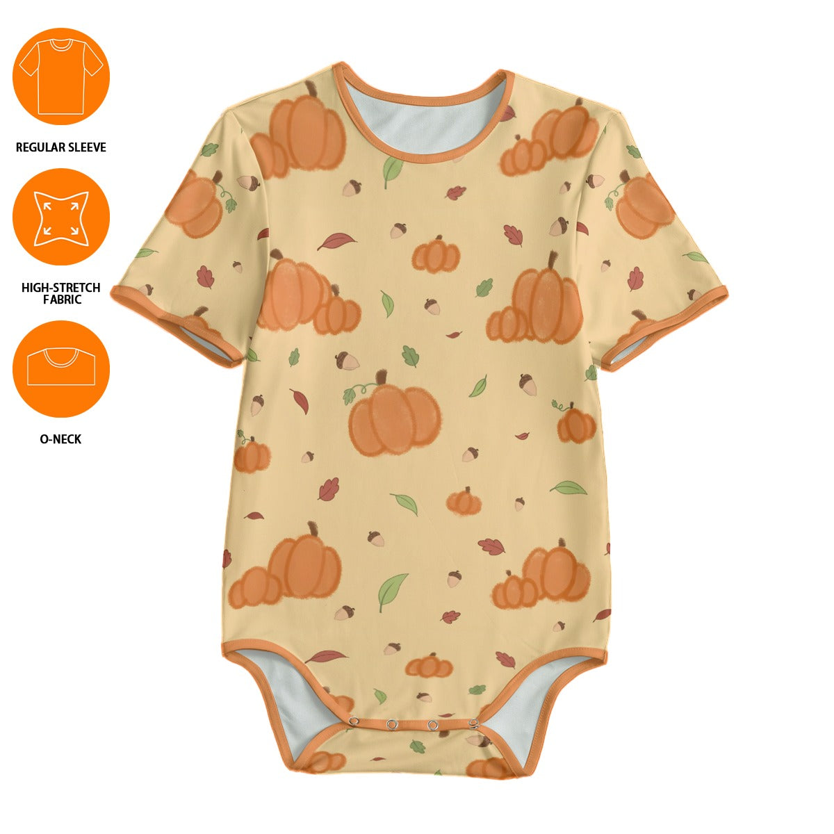 Fall Pumpkins Adult Unisex SnappieSuit