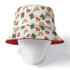 Tiny Artist Bucket Hat - Reversible Color Pop