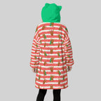 Merry Moose Ears Hoodie Blanket