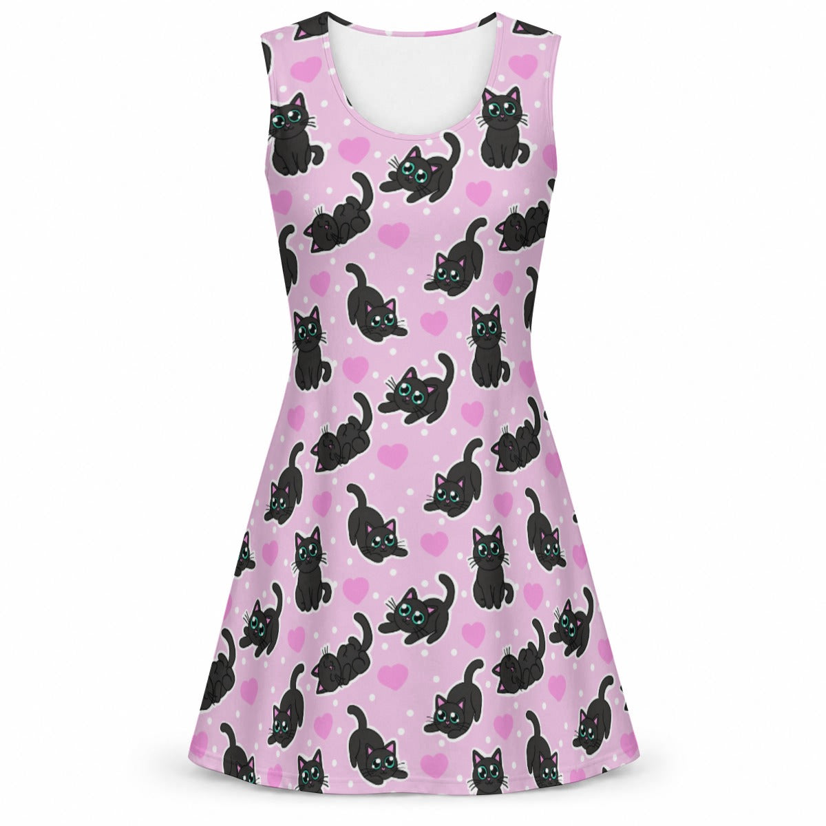 Midnight Meow Tank Dress