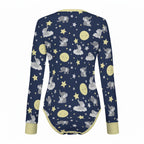 Dreamy Elephants Long Sleeve CuddleSuit