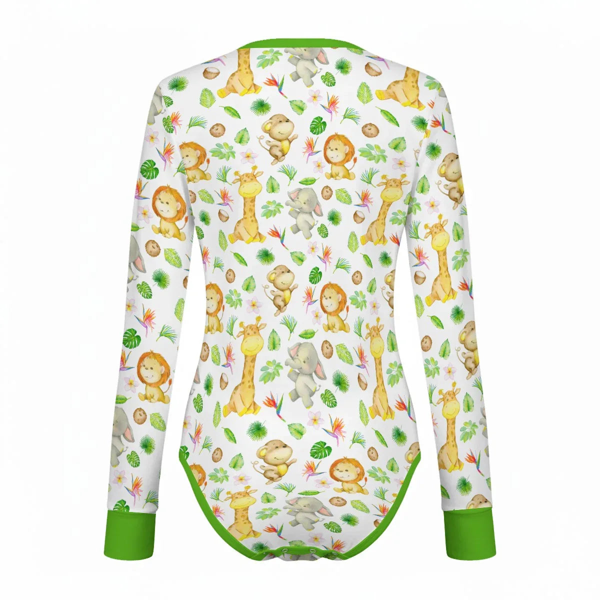 Jungle Friends Playtime Long Sleeve CuddleSuit - Puppy's Aesthetics