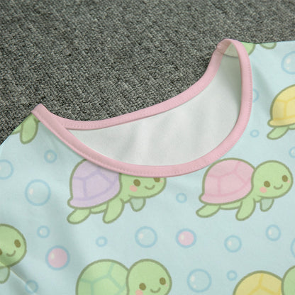 Tiny Turtle Short Sleeve CuddleSuit