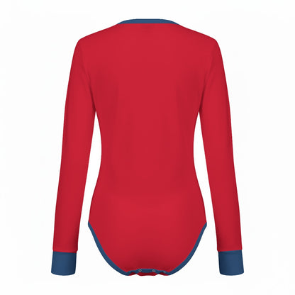 Tiny Pilot Rocket Long Sleeve CuddleSuit