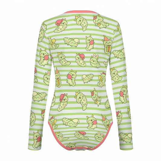 Lil Wigglebug Long Sleeve CuddleSuit - Puppy's Aesthetics