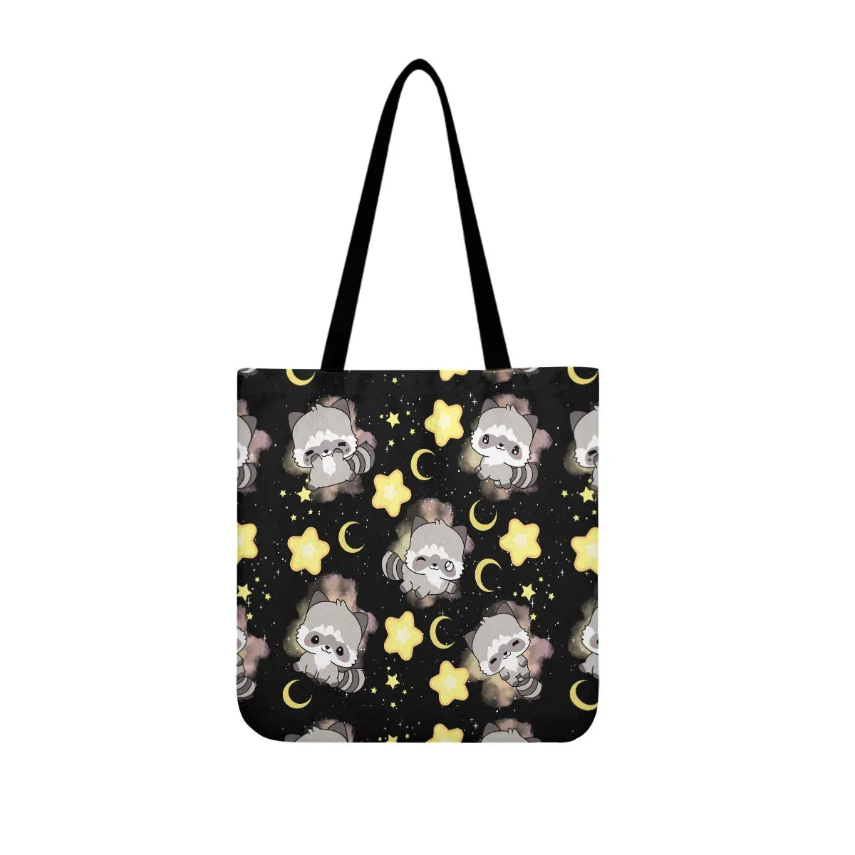 Celestial Raccoon Cloth Tote Bag - Puppy's Aesthetics
