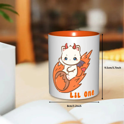 Lil One Kitty 11oz Double Coffee Mug - Puppy's Aesthetics