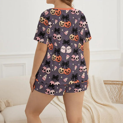 Haunted Hugs Jammies Shorts Set - Puppy's Aesthetics