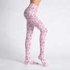 Strawberry Moo Pink Stretchy Tights