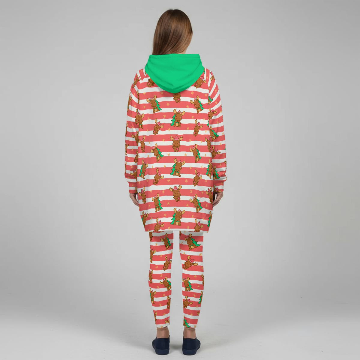 Merry Moose Stretch Hoodie Set