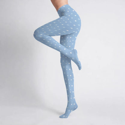 Soft Dreamy Star Stretch Tights - Puppy's Aesthetics
