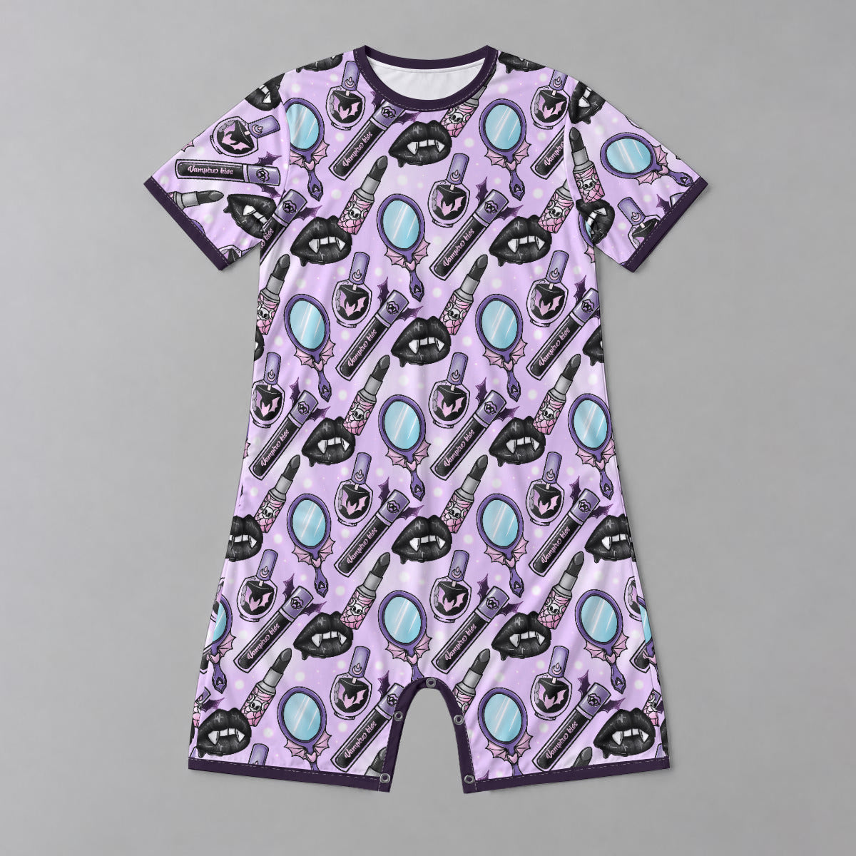Glam Goth Play Snap Romper