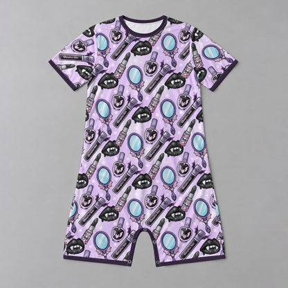 Glam Goth Play Snap Romper