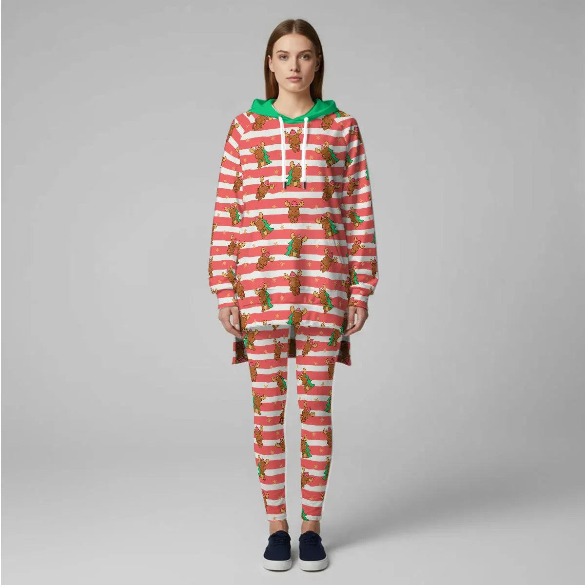 Merry Moose Stretch Hoodie Set - Puppy's Aesthetics
