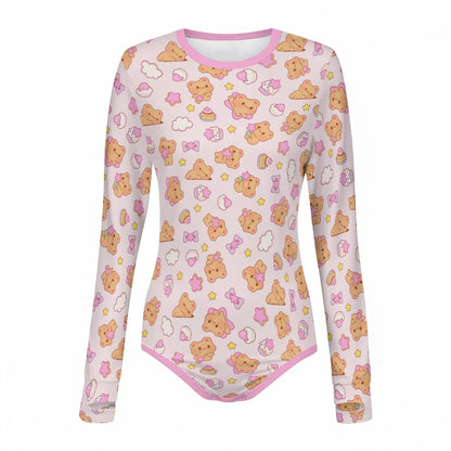 Bearly Adorable Long Sleeve CuddleSuit - Puppy's Aesthetics