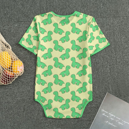 Kawaii Dinosaur Short Sleeve CuddleSuit