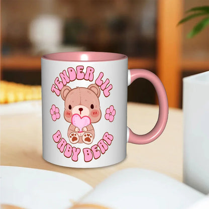 Tender Lil Bear 11oz Coffee Mug - Puppy's Aesthetics