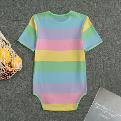 Baby Dino Rainbow Adult Unisex Onesie