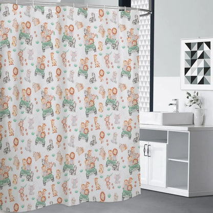 Sweet Safari Shower Curtain - Puppy's Aesthetics