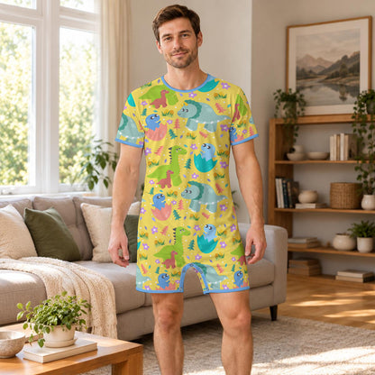 Dino Daydreams Play Snap Romper