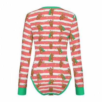 Merry Moose Long Sleeve CuddleSuit - Puppy's Aesthetics
