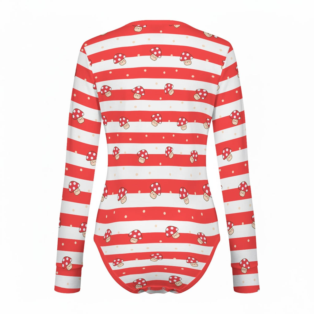 Shroomy Dreams Long Sleeve CuddleSuit