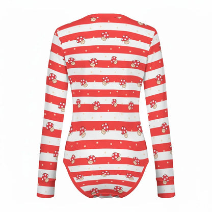 Shroomy Dreams Long Sleeve CuddleSuit - Puppy's Aesthetics