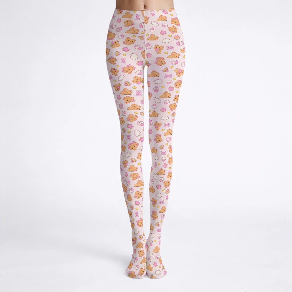 Bearly Adorable Stretch Tights - Puppy's Aesthetics