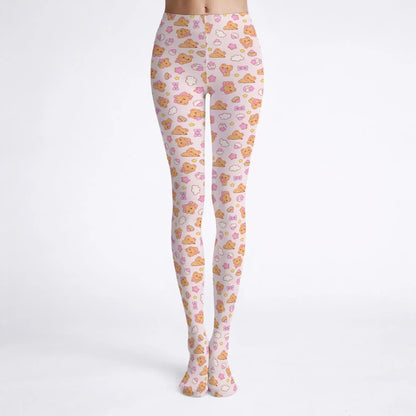 Bearly Adorable Stretch Tights - Puppy's Aesthetics