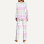Pastel Plaid Sheep Cozy Lounge Set