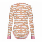 Gingerbread Cutie Long Sleeve CuddleSuit