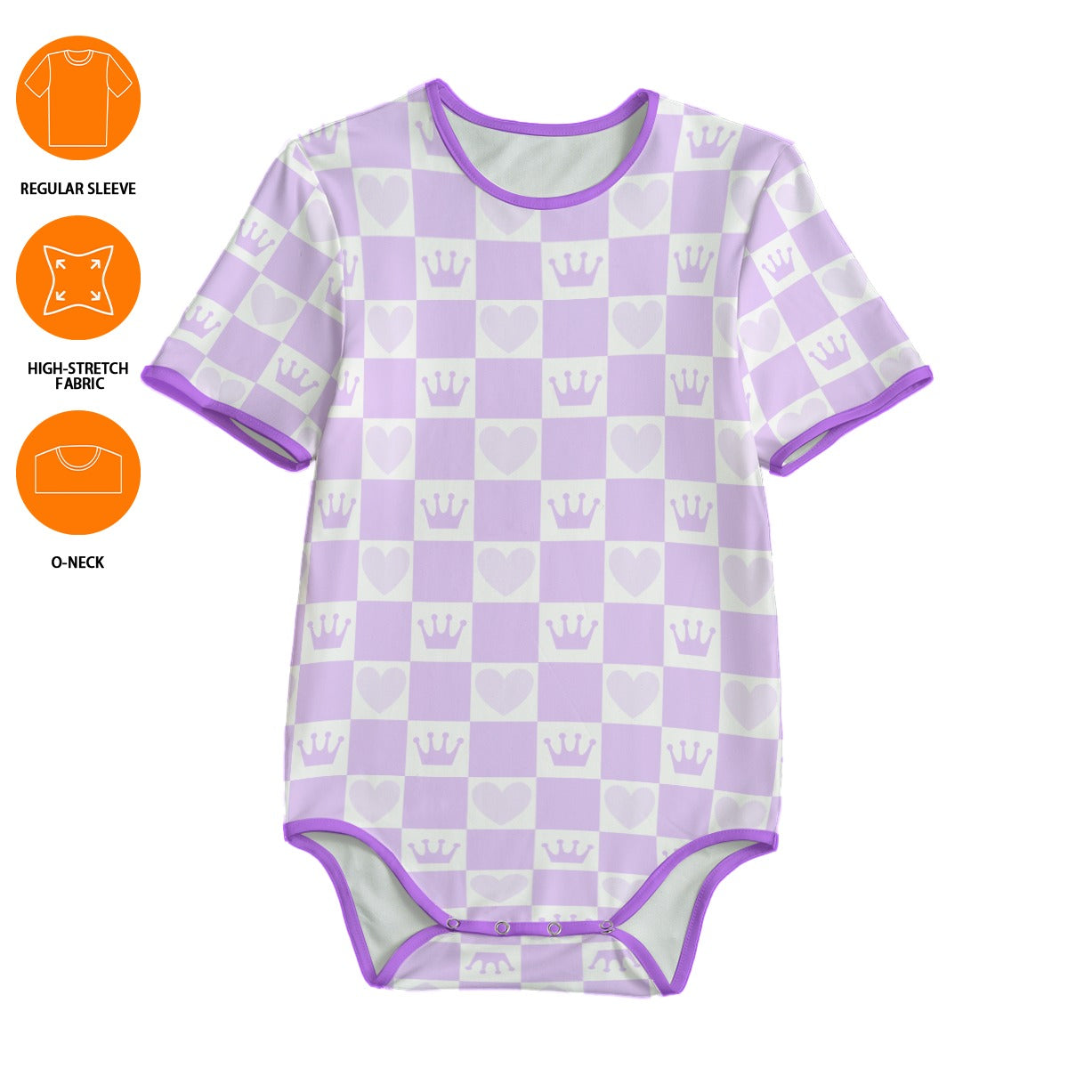 Lilac Love Adult Unisex SnappieSuit