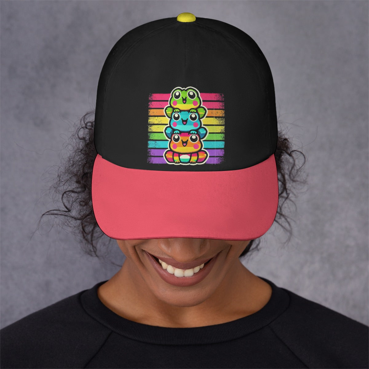 Pride Frog Baseball Cap - Puppy's Aesthetics
