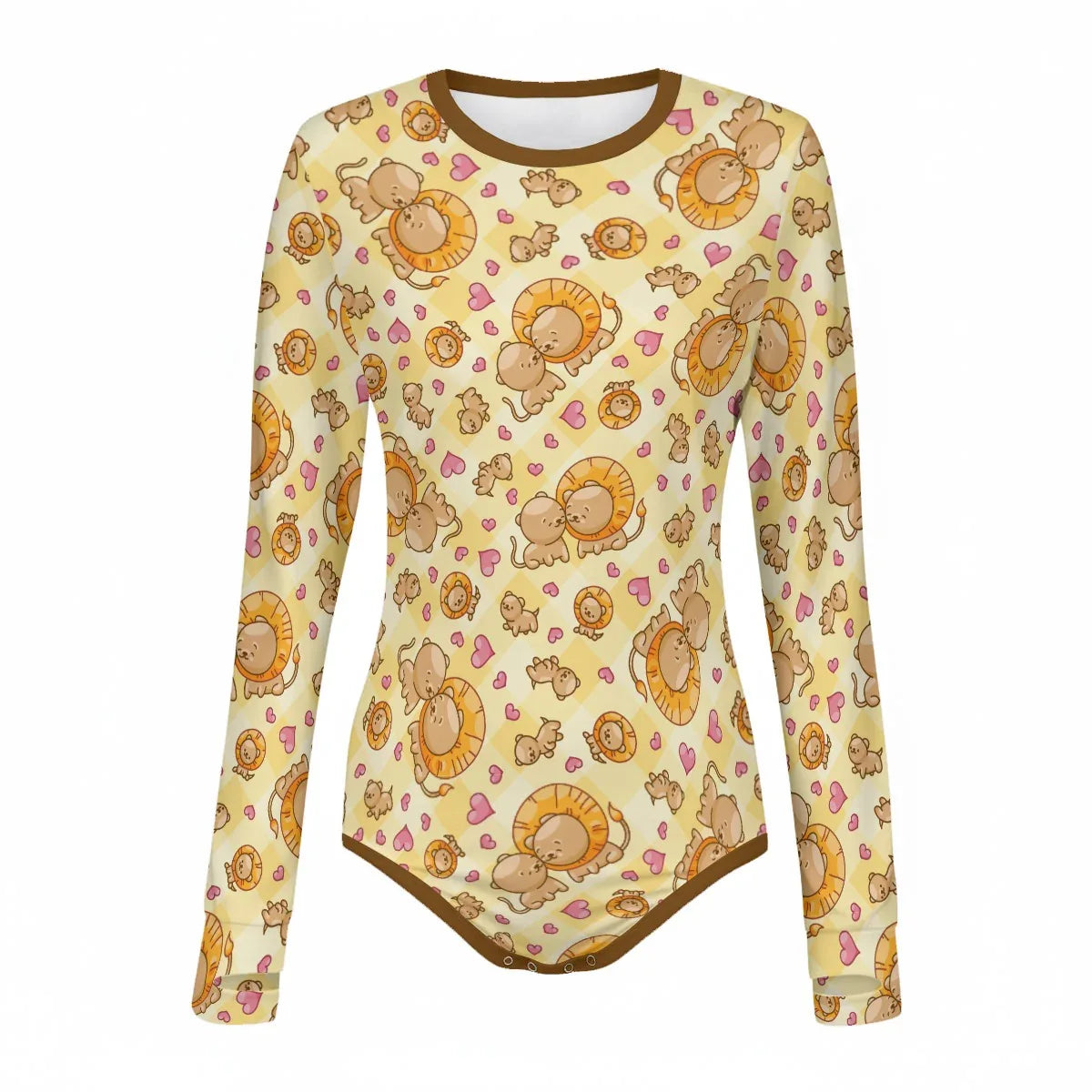 Little Roar Long Sleeve CuddleSuit - Puppy's Aesthetics