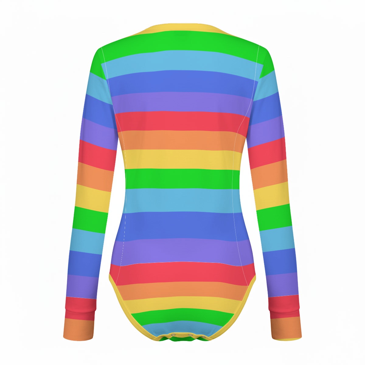 Rainbow Bright Long Sleeve CuddleSuit
