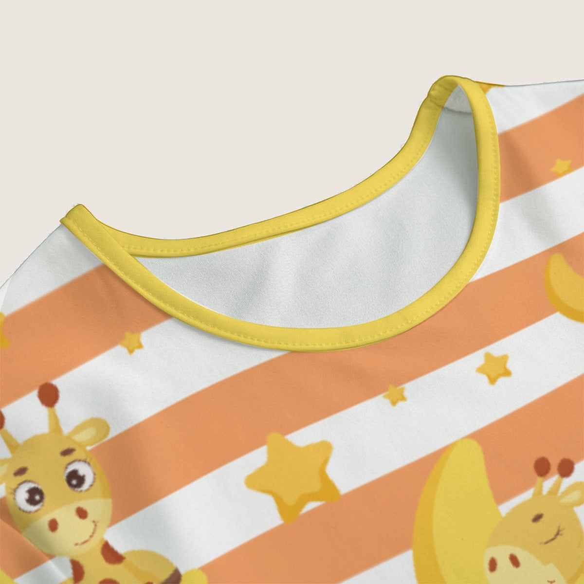 Moonbeam Giraffe Cotton CuddleSuit