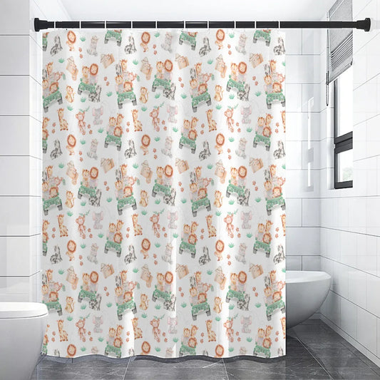 Sweet Safari Shower Curtain - Puppy's Aesthetics