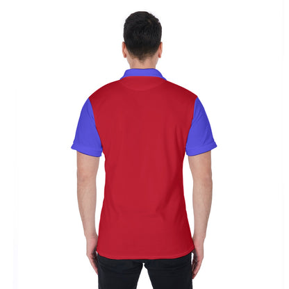 Red & Blue Crown Polo Shirt