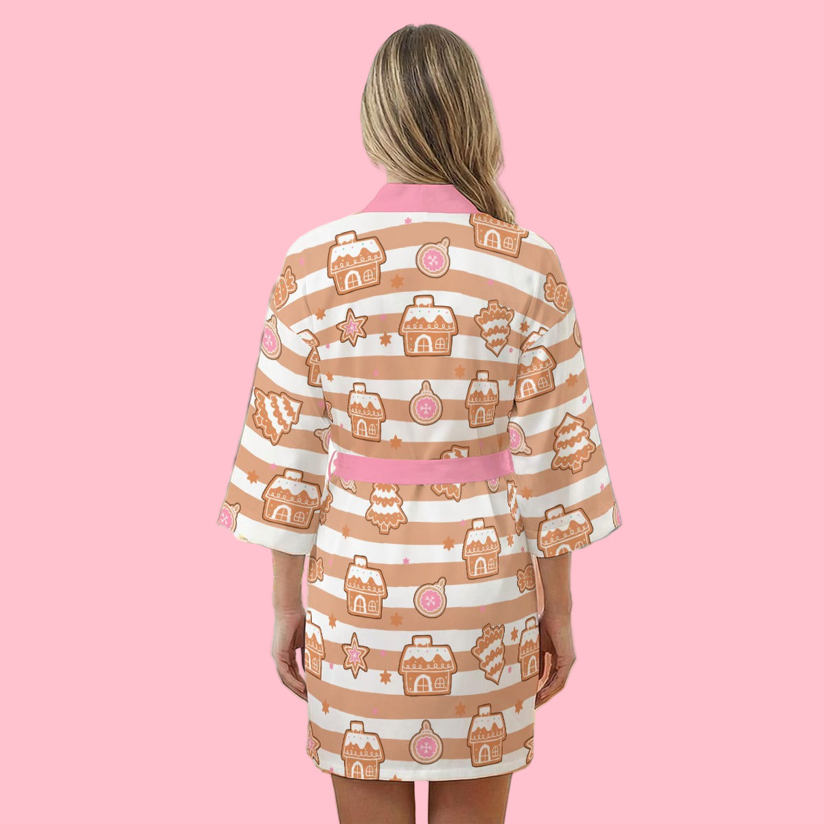 Gingerbread Cutie Satin Robe