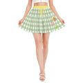 Sweet Lil Bee Ruffle Plaid Skirt - Puppy's Aesthetics