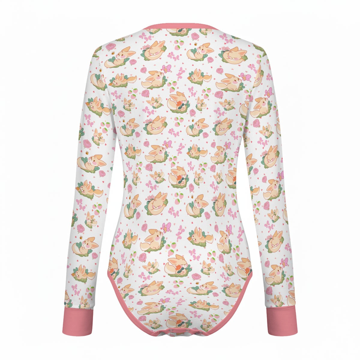 Lovely Fennec Long Sleeve CuddleSuit