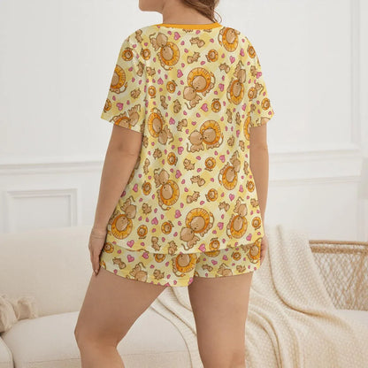 Roary Cuddles Jammies Shorts Set - Puppy's Aesthetics