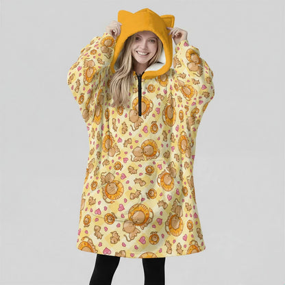 Roary Cuddles Ear Hoodie Blanket - Puppy's Aesthetics
