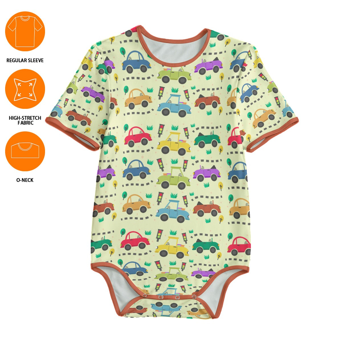 Little Road Trip Short Sleeve CuddleSuit