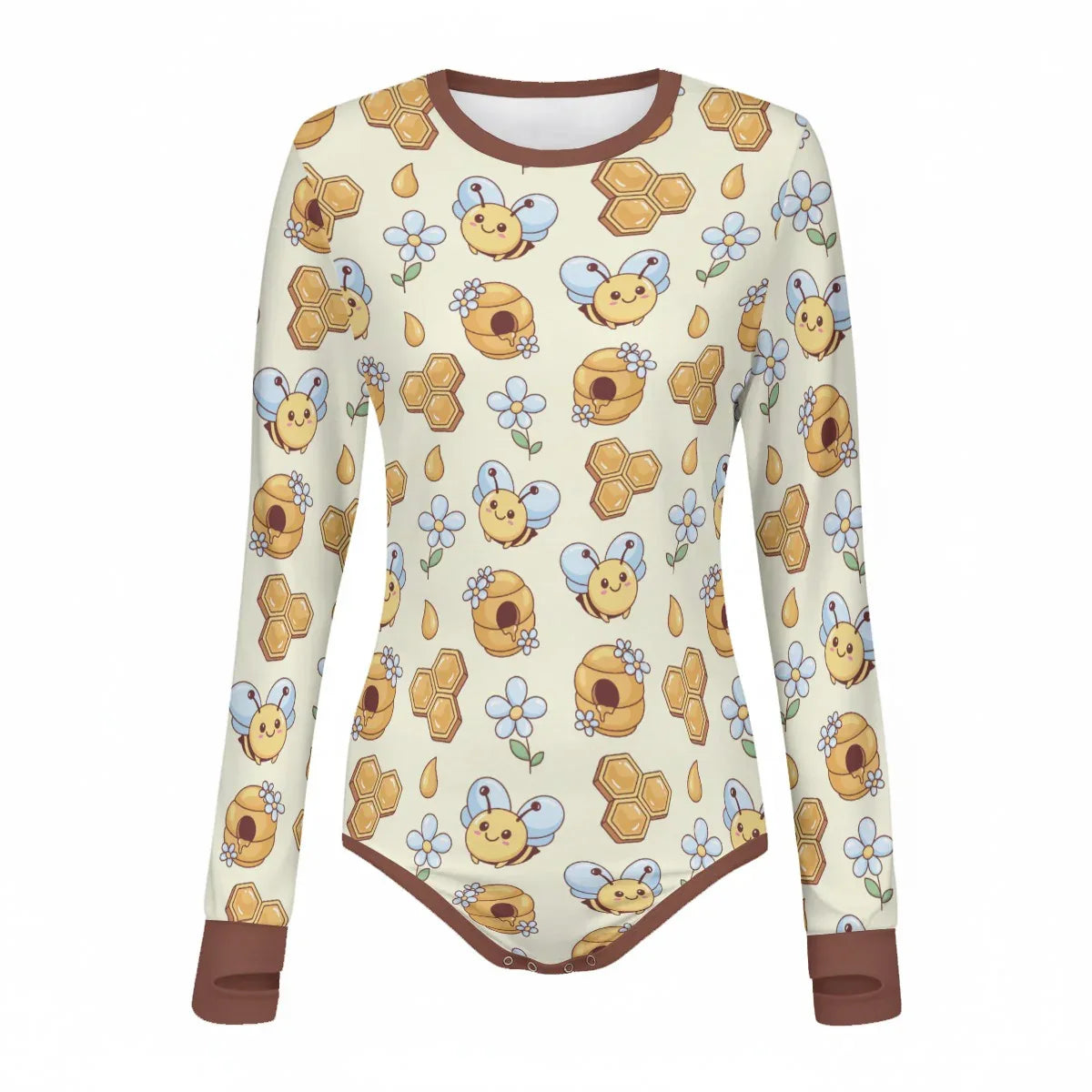 Sweet Honeybee Long Sleeve CuddleSuit - Puppy's Aesthetics