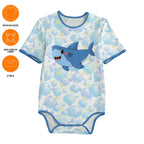 Chomp Chomp Shark Short Sleeve CuddleSuit