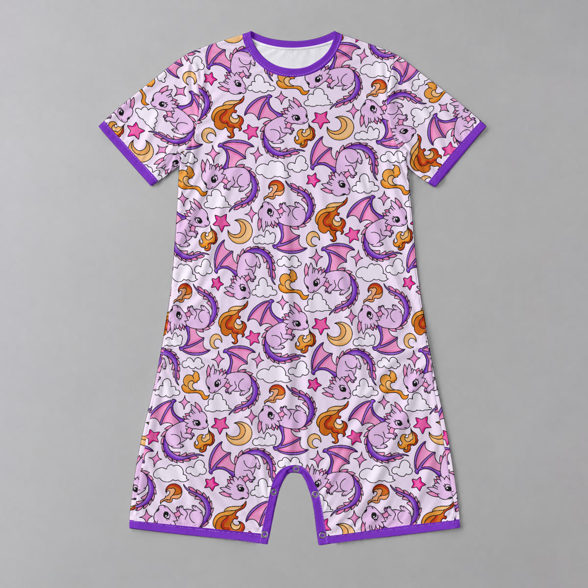 Dreamy Little Dragons Play Snap Romper