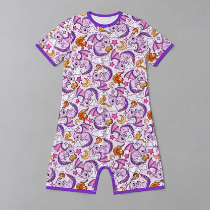 Dreamy Little Dragons Play Snap Romper