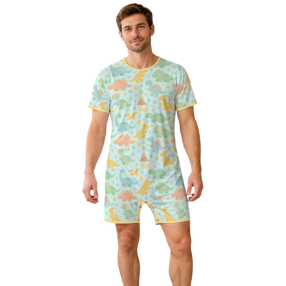 Little Dinos Play Snap Romper
